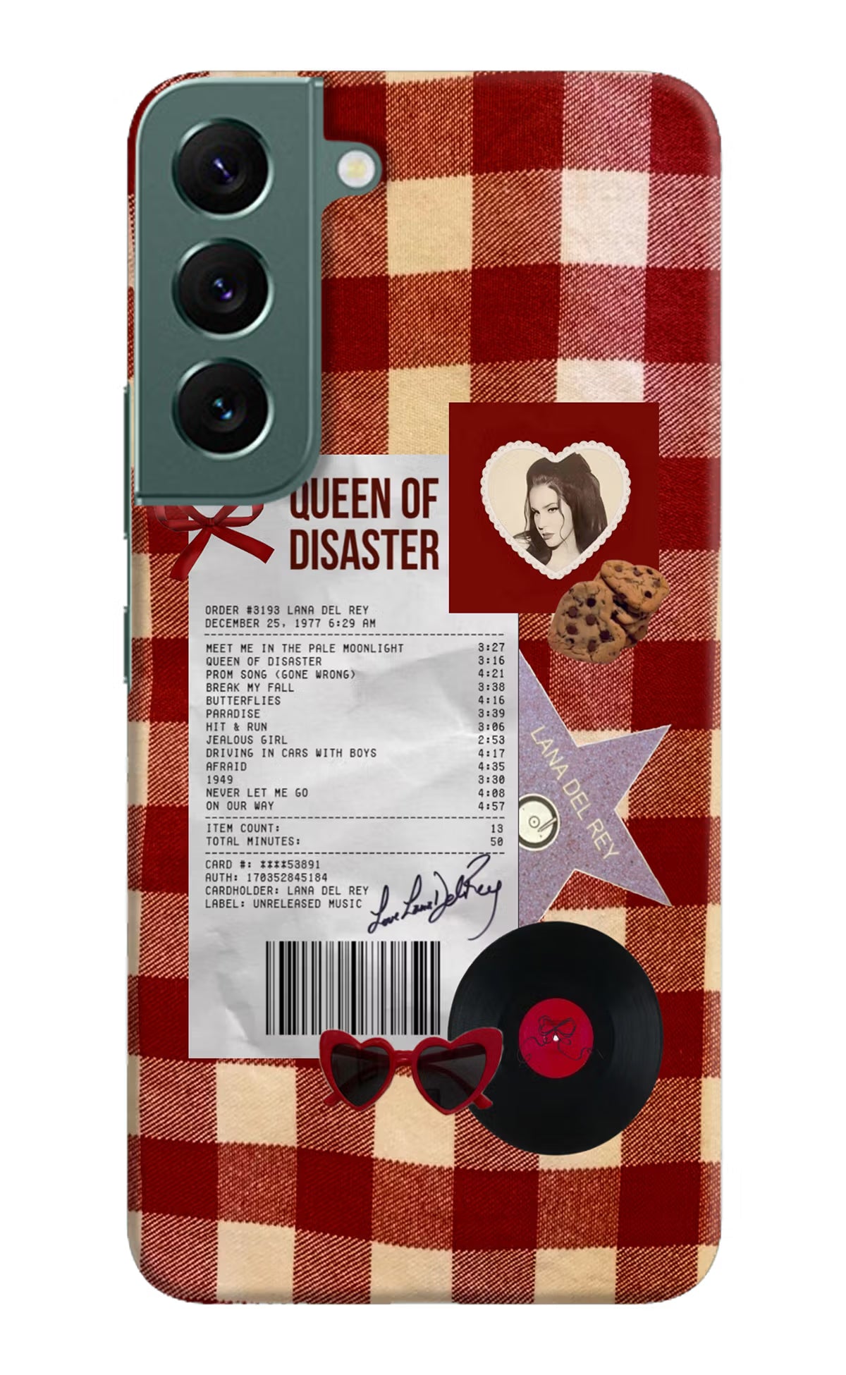 Queen of Disaster Samsung S22 Plus Hard Case Back Cover by Casekaro
