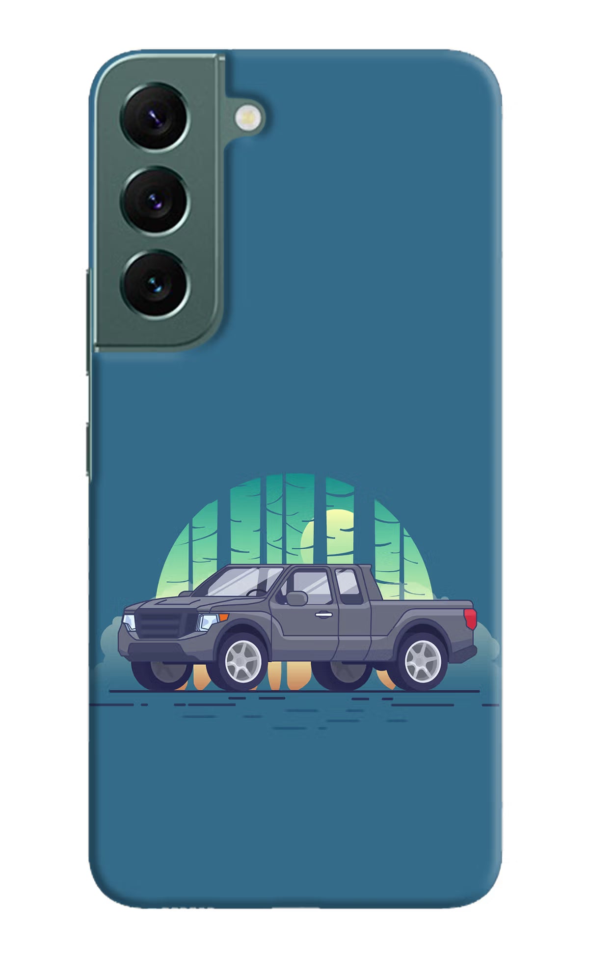 Retro Garage Vibe Samsung S22 Plus Hard Case Back Cover by Casekaro