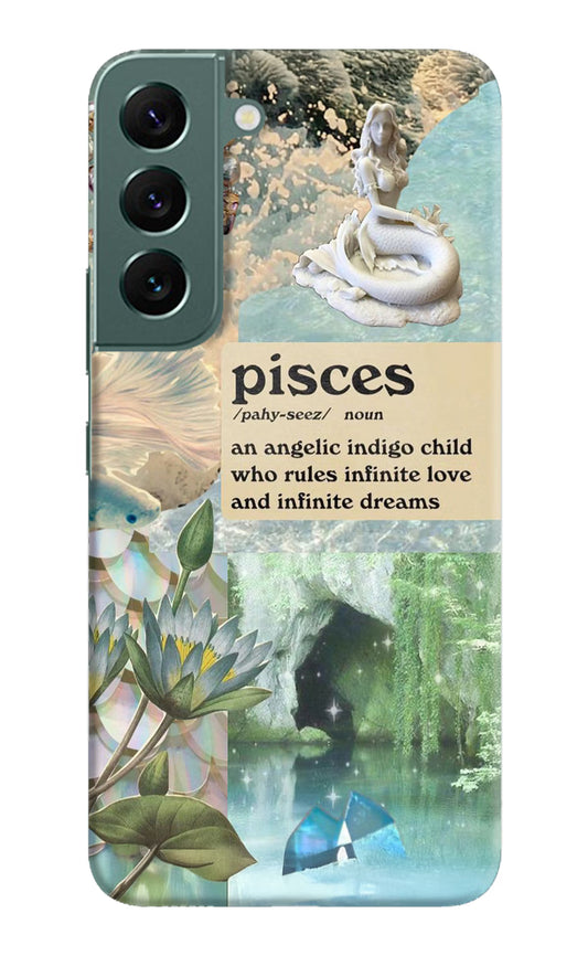 Pisces Zodiac Samsung S22 Plus Hard Case Back Cover by Casekaro