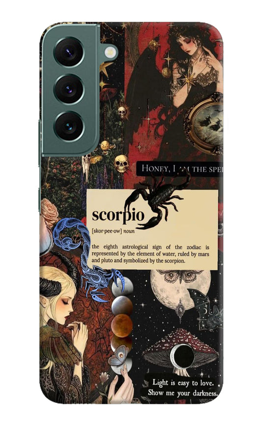 Scorpio Zodiac Samsung S22 Plus Hard Case Back Cover by Casekaro
