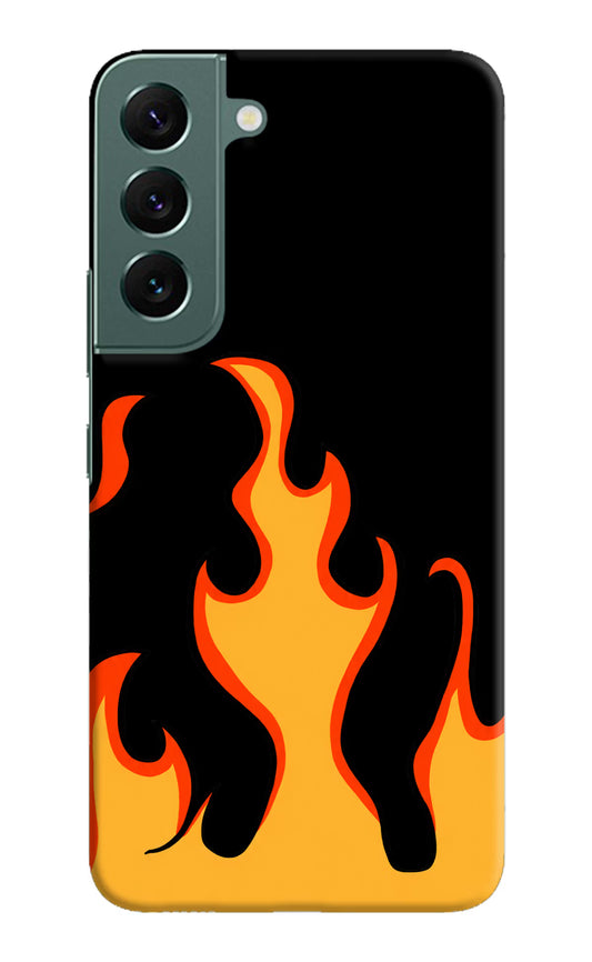 Fired Up – Black Samsung S22 Plus Hard Case Back Cover by Casekaro