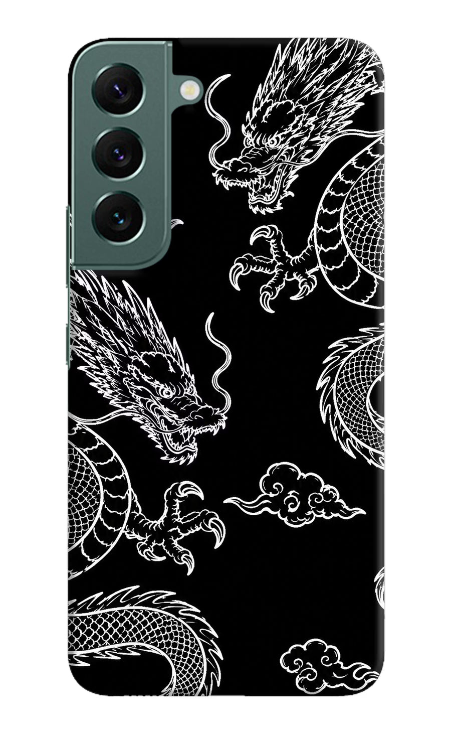 Twin Dragons Samsung S22 Plus Back Cover, Hard case