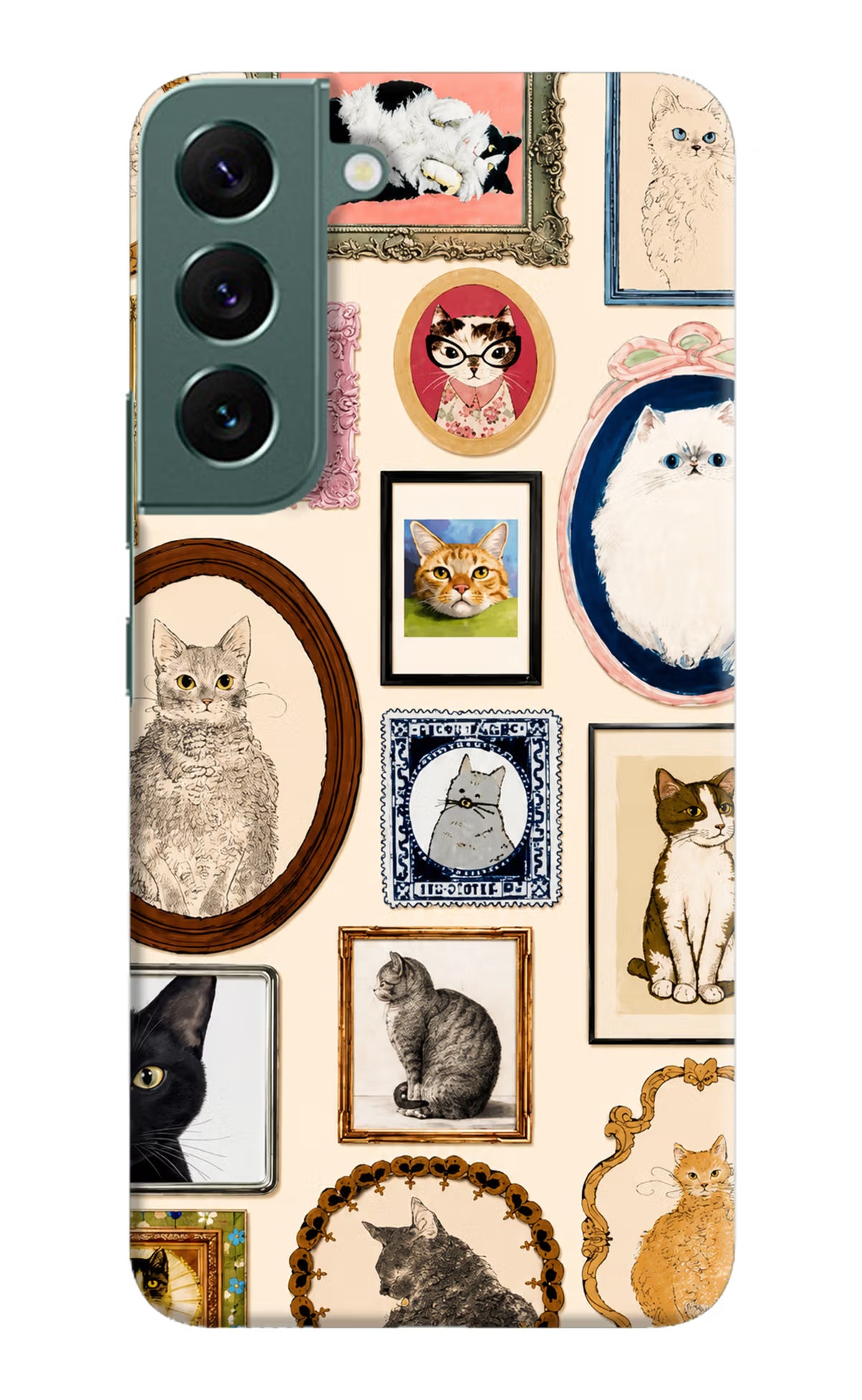 Mirror Cats Samsung S22 Plus Back Cover