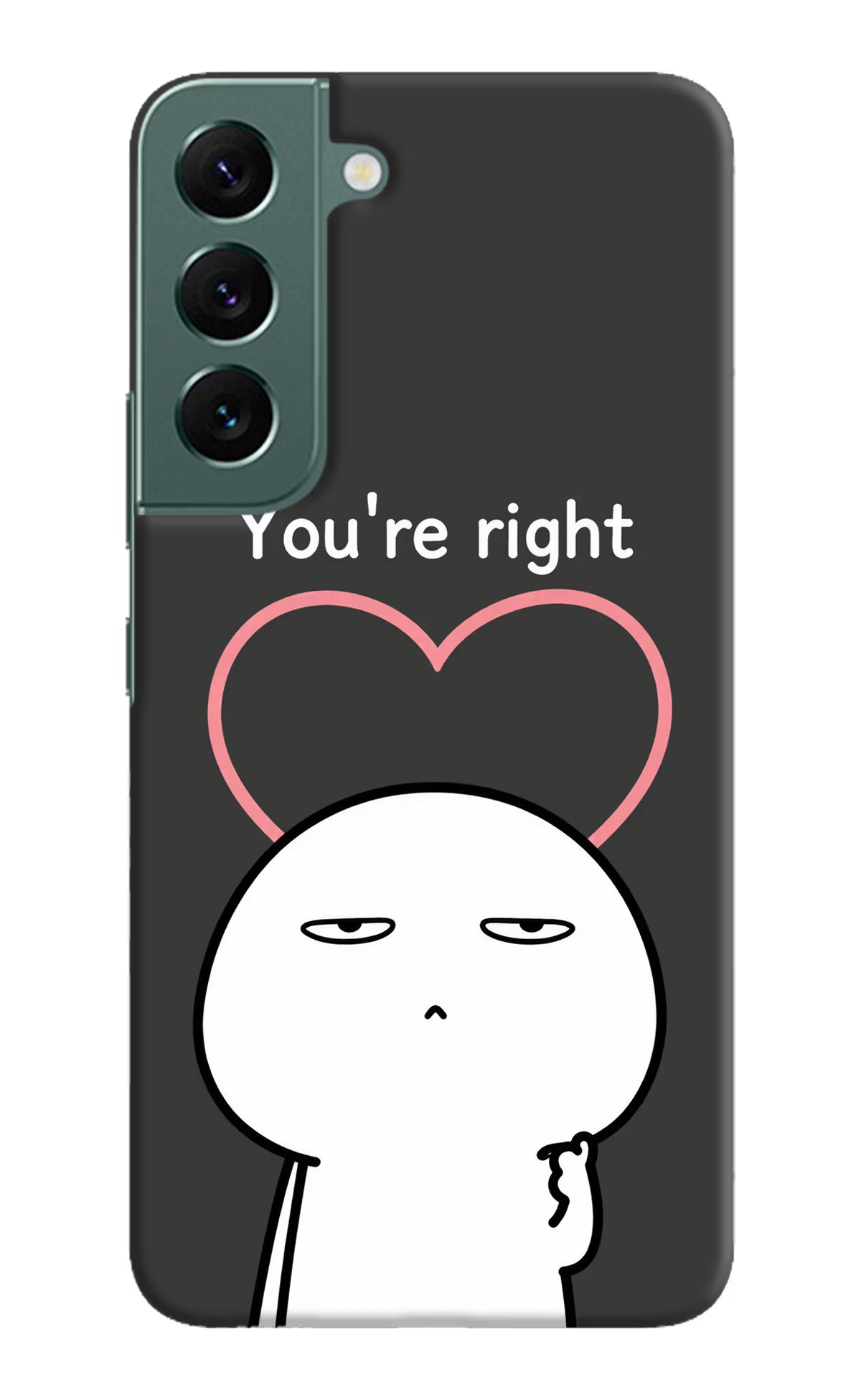 You're Right Samsung S22 Plus Back Cover