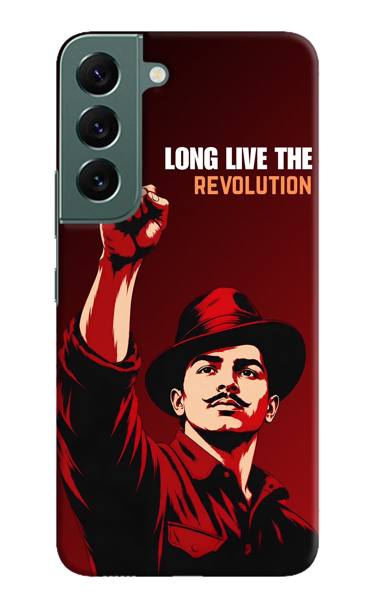 Bhagat Singh Revolution Samsung S22 Plus Back Cover