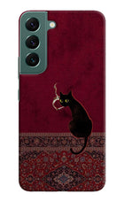 Midnight Cat Samsung S22 Plus Back Cover