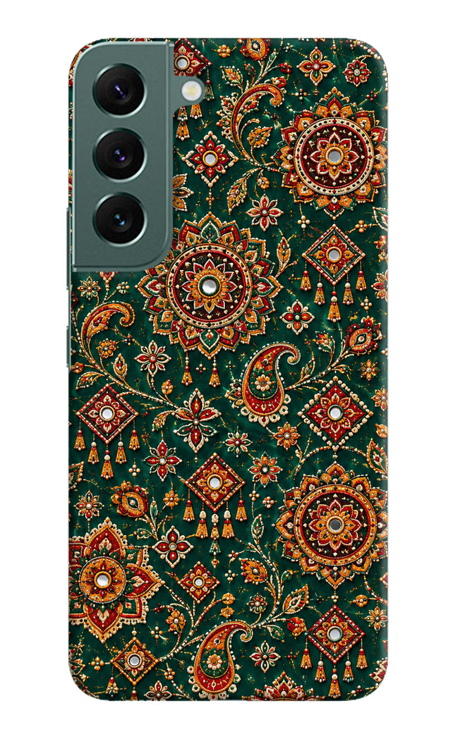 Green Pataka Samsung S22 Plus Hard Case Back Cover by Casekaro