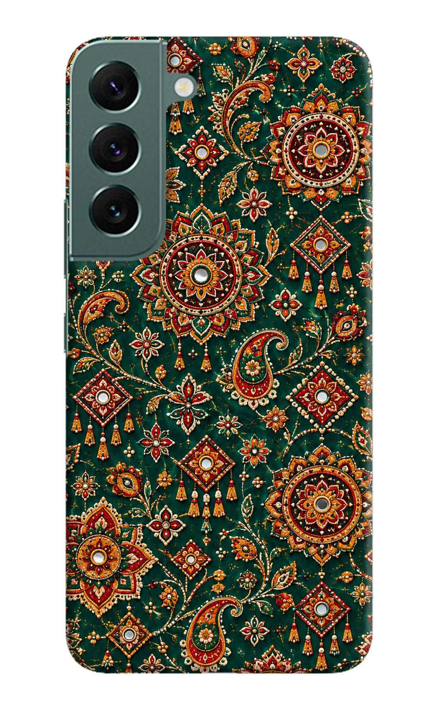 Green Pataka Samsung S22 Plus Back Cover, Hard case