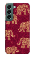 Maroon Elephant Samsung S22 Plus Hard Case Back Cover by Casekaro