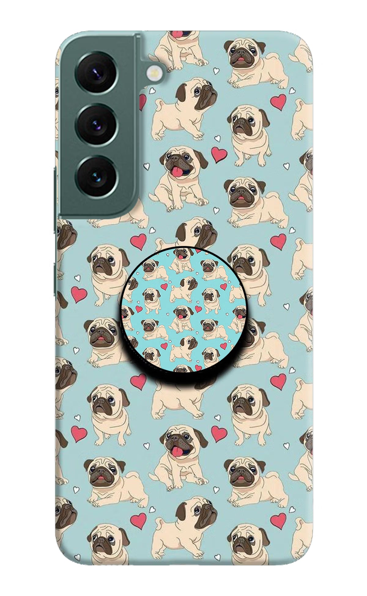 Pug Dog Samsung S22 Plus Pop Case by Casekaro