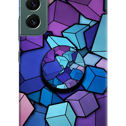 Cubic Abstract Samsung S22 Plus Pop Case by Casekaro