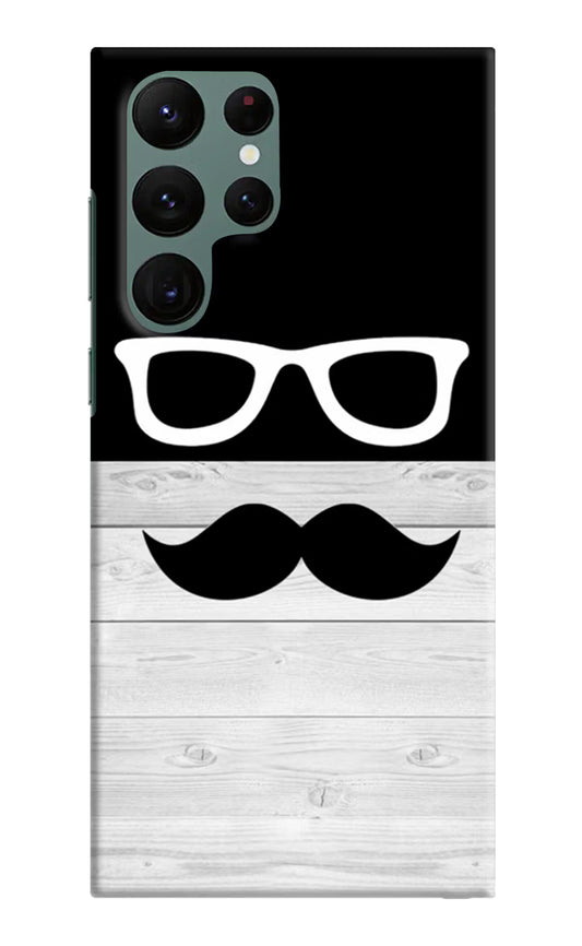 Mustache Samsung S22 Ultra Hard Case Back Cover by Casekaro
