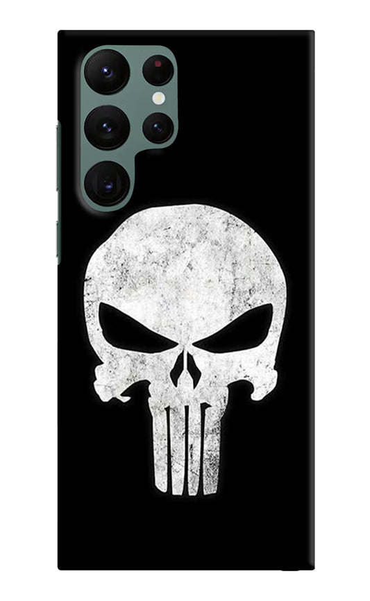 Punisher Skull Samsung S22 Ultra Hard Case Back Cover by Casekaro