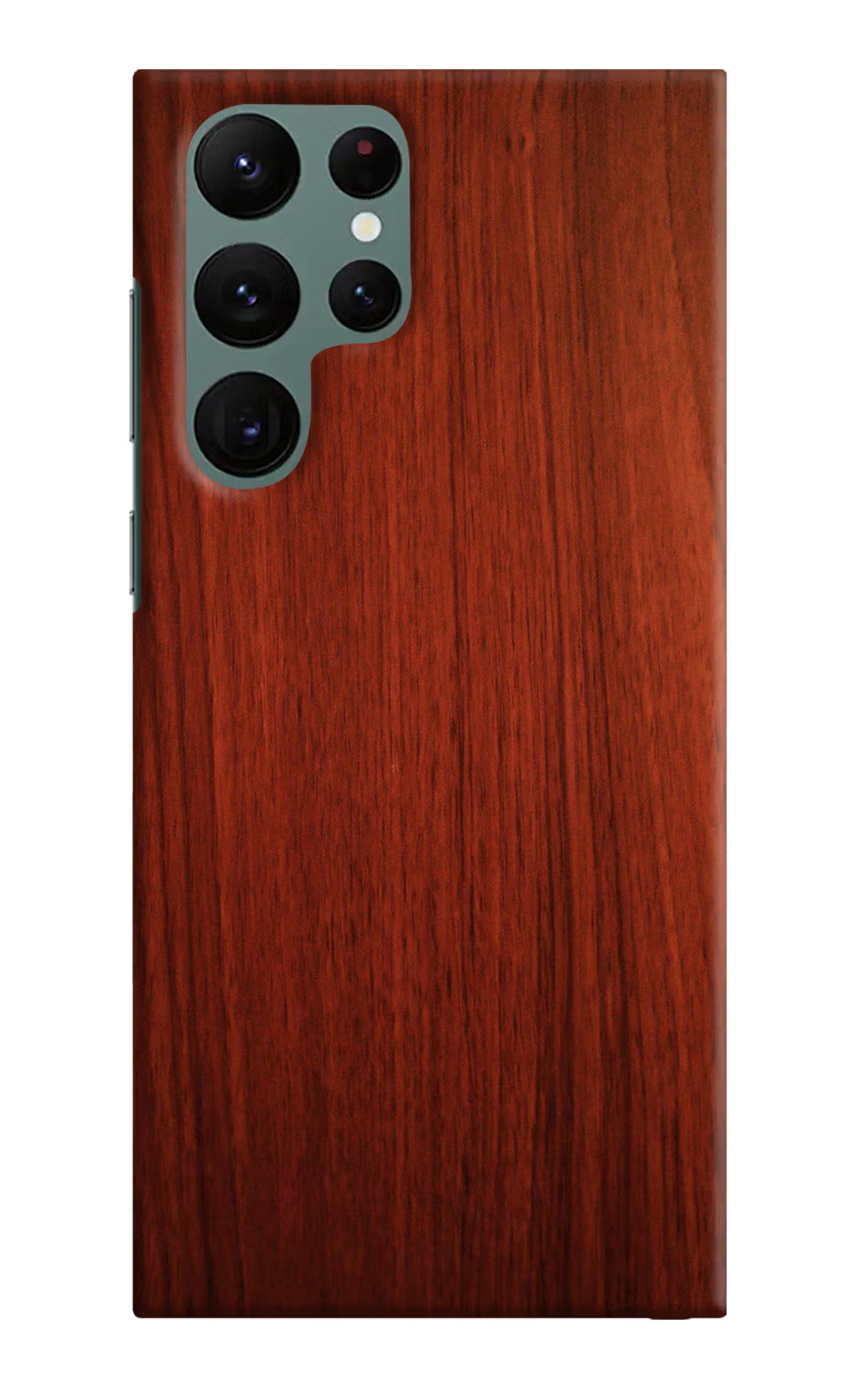 Wooden Plain Pattern Samsung S22 Ultra Hard Case Back Cover by Casekaro