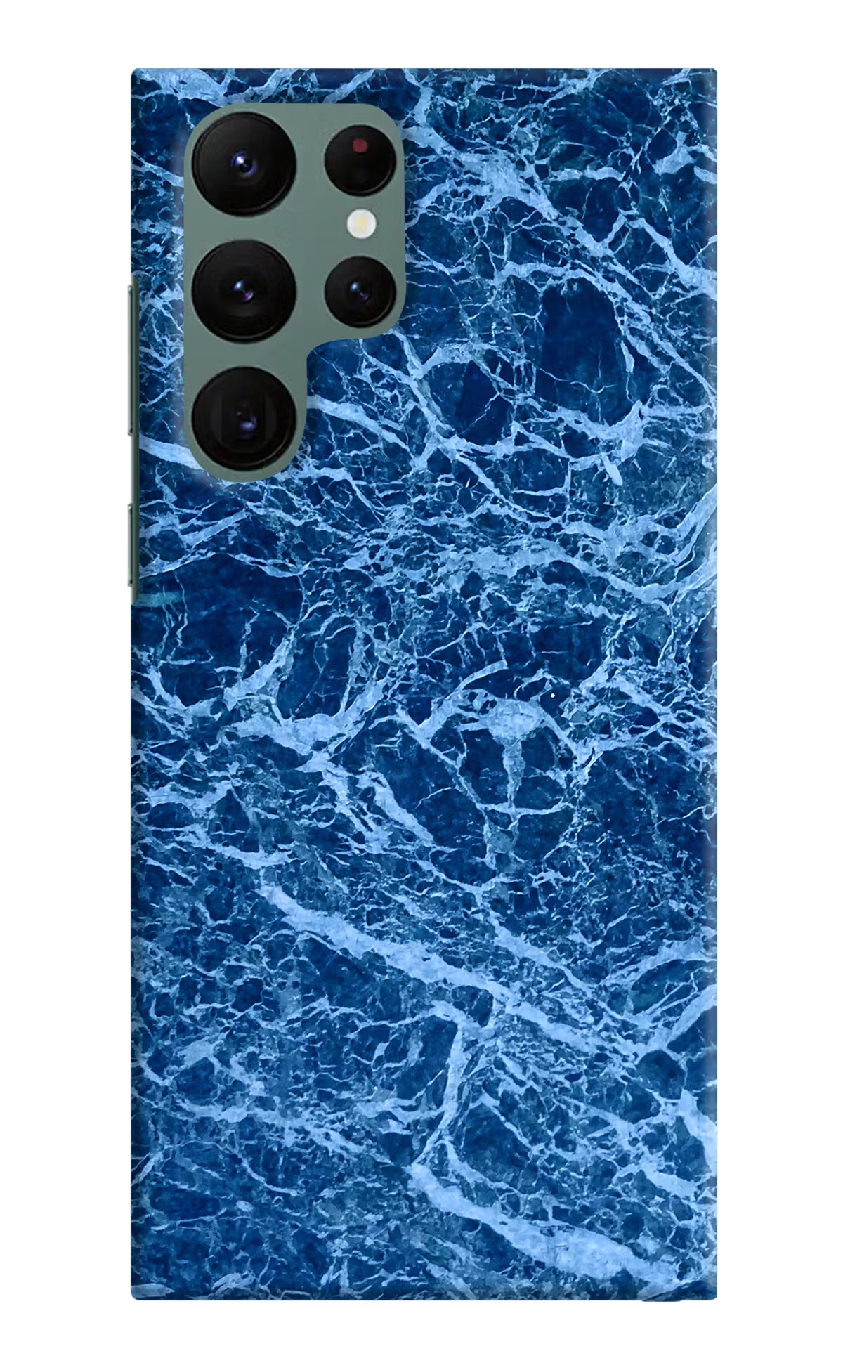 Blue Marble Samsung S22 Ultra Hard Case Back Cover by Casekaro