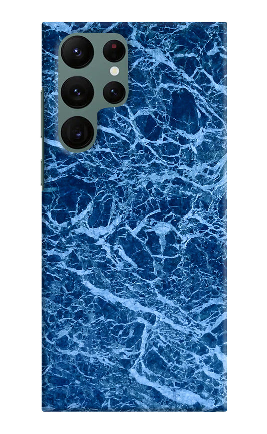 Blue Marble Samsung S22 Ultra Hard Case Back Cover by Casekaro