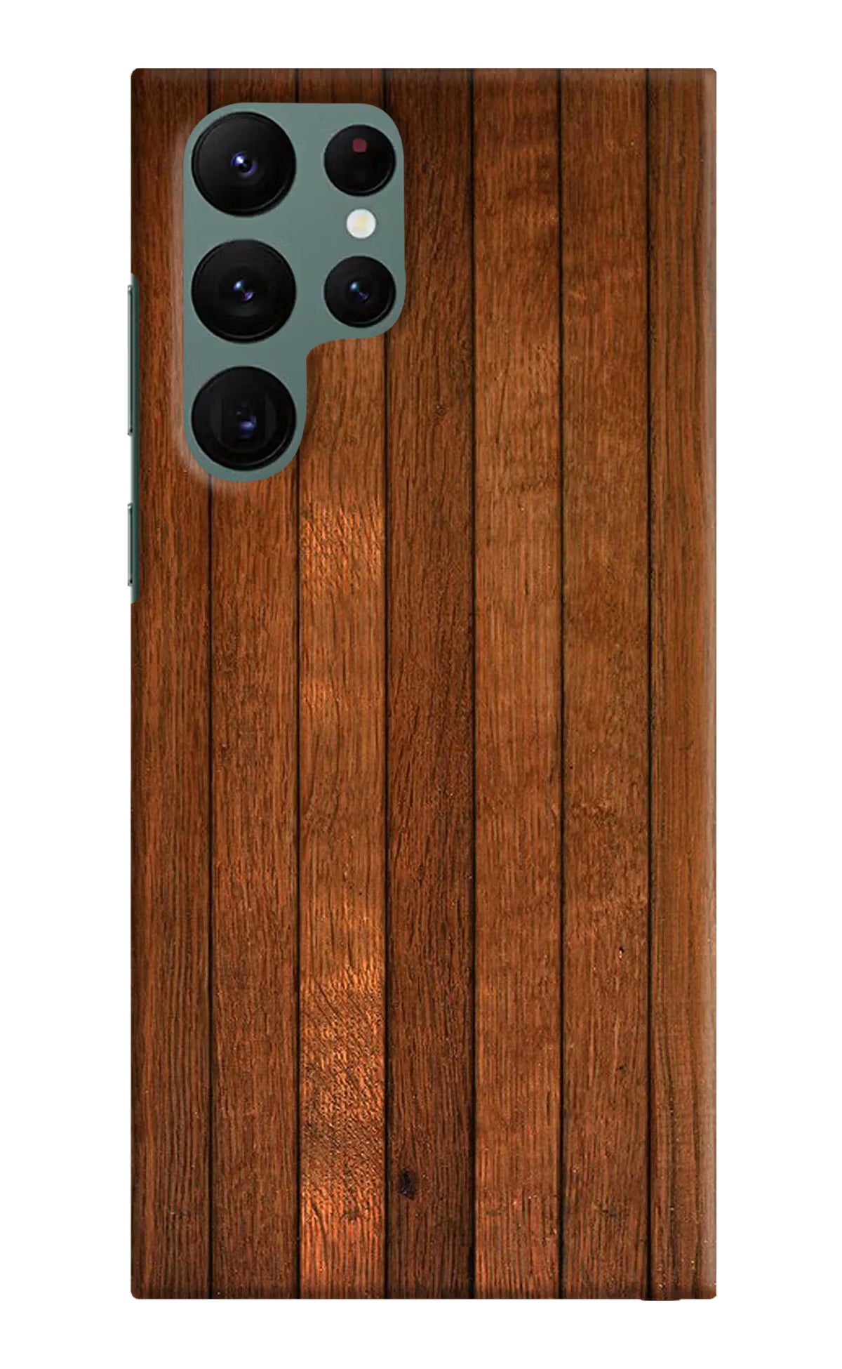 Wooden Artwork Bands Samsung S22 Ultra Hard Case Back Cover by Casekaro