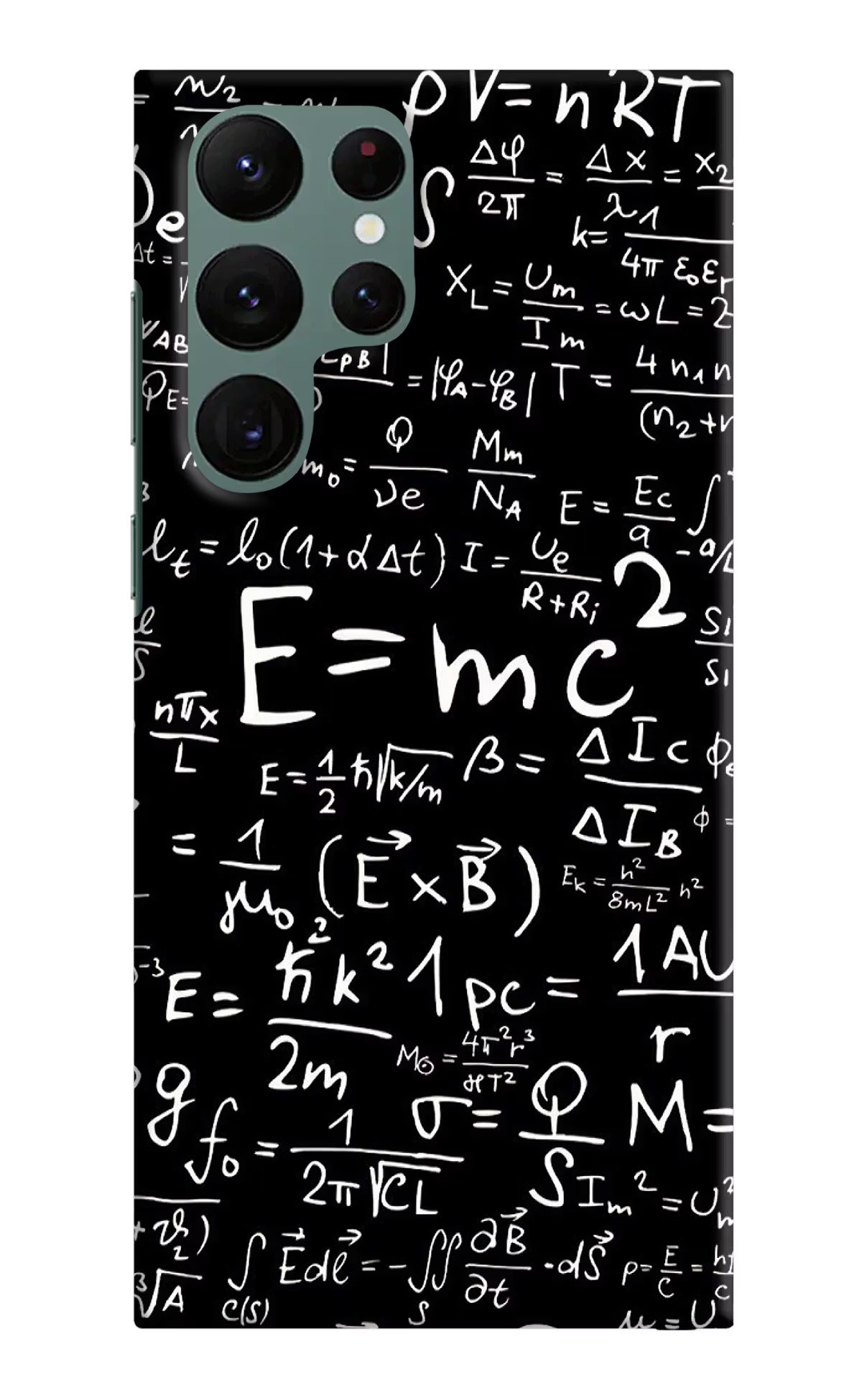 Physics Formula Samsung S22 Ultra Hard Case Back Cover by Casekaro