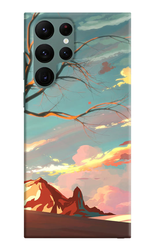 Scenery Samsung S22 Ultra Hard Case Back Cover by Casekaro