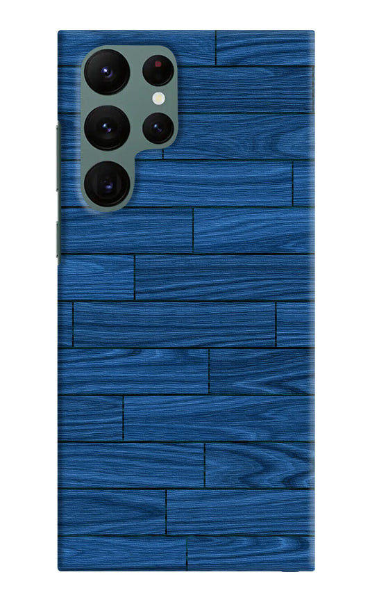 Wooden Texture Samsung S22 Ultra Hard Case Back Cover by Casekaro