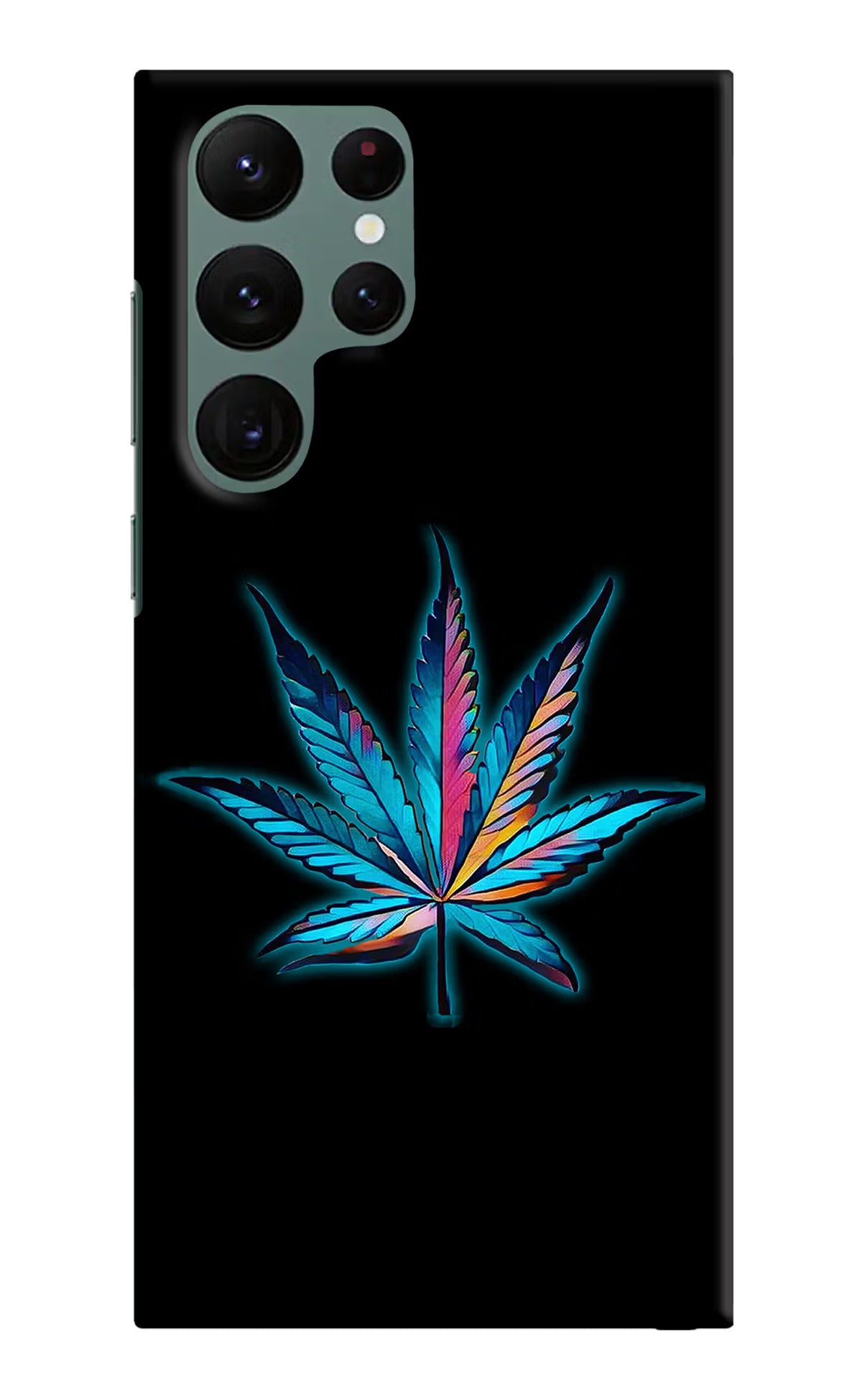 Weed Samsung S22 Ultra Hard Case Back Cover by Casekaro