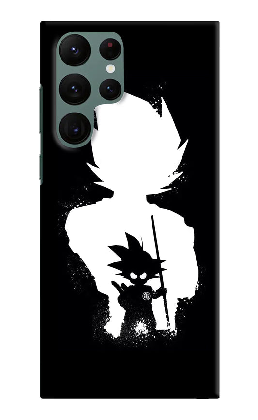 Goku Shadow Samsung S22 Ultra Hard Case Back Cover by Casekaro