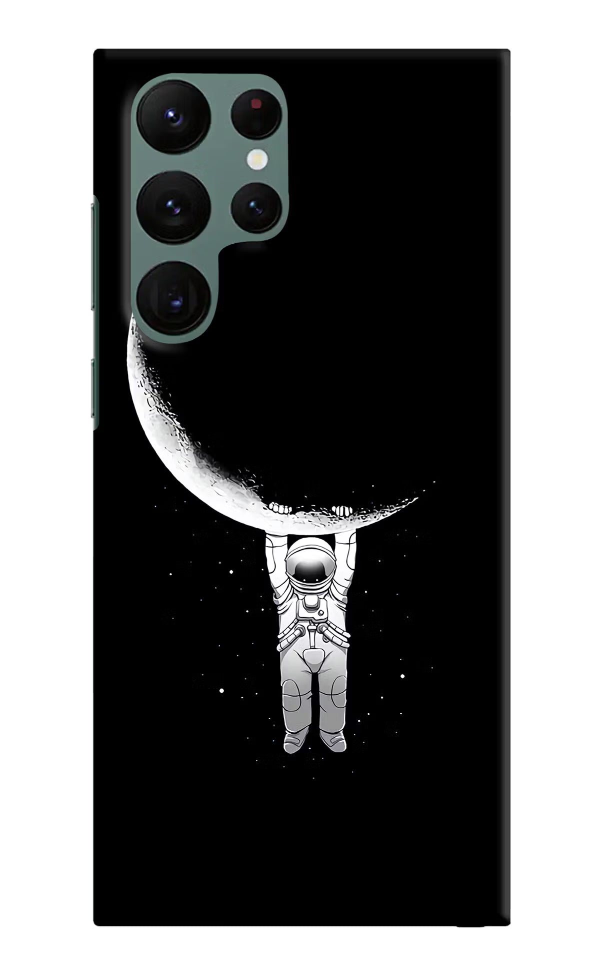 Moon Space Samsung S22 Ultra Hard Case Back Cover by Casekaro