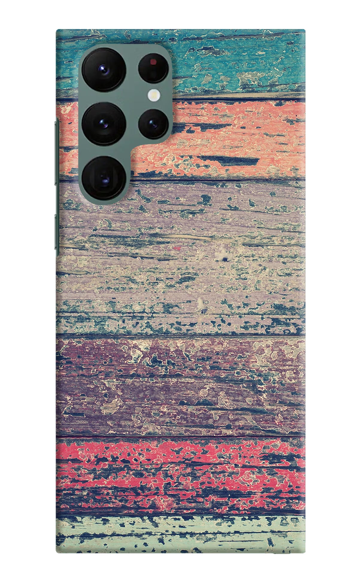 Colourful Wall Samsung S22 Ultra Hard Case Back Cover by Casekaro