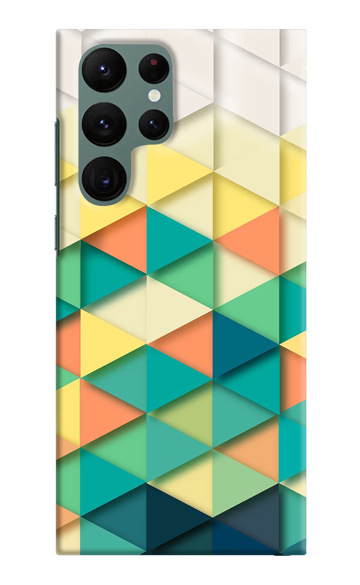 Abstract Samsung S22 Ultra Hard Case Back Cover by Casekaro