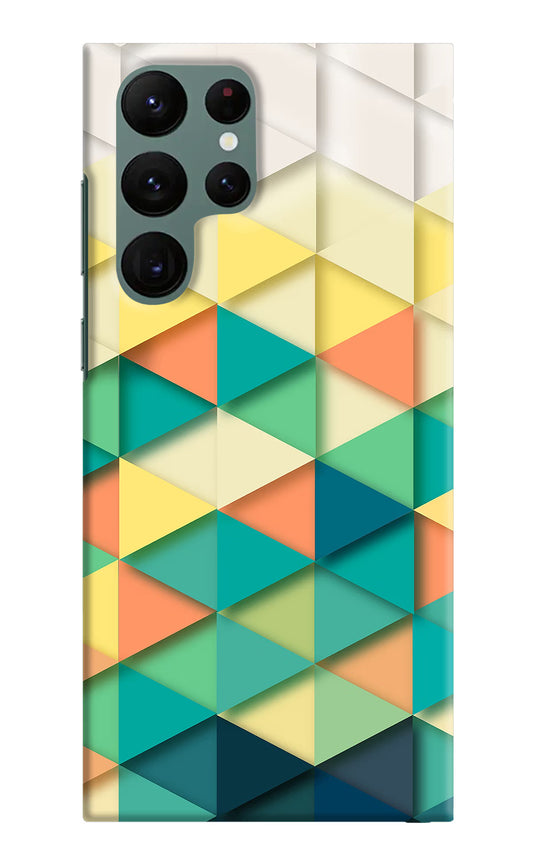 Abstract Samsung S22 Ultra Hard Case Back Cover by Casekaro