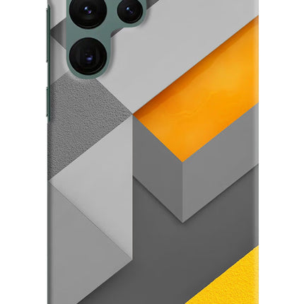 Abstract Samsung S22 Ultra Hard Case Back Cover by Casekaro