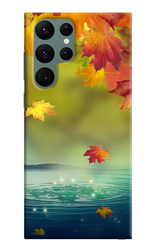 Flowers Samsung S22 Ultra Hard Case Back Cover by Casekaro