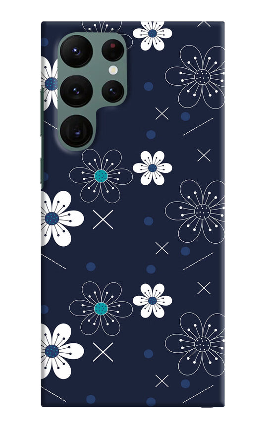 Flowers Samsung S22 Ultra Hard Case Back Cover by Casekaro