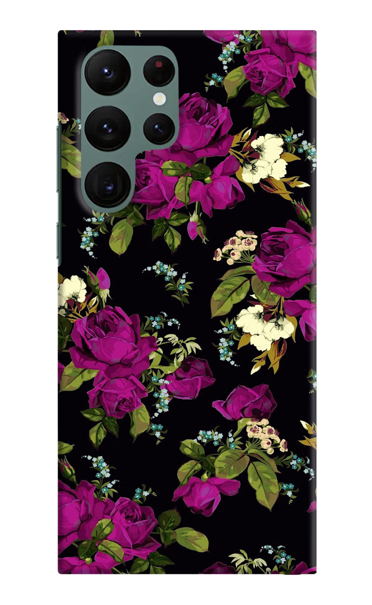 Flowers Samsung S22 Ultra Hard Case Back Cover by Casekaro
