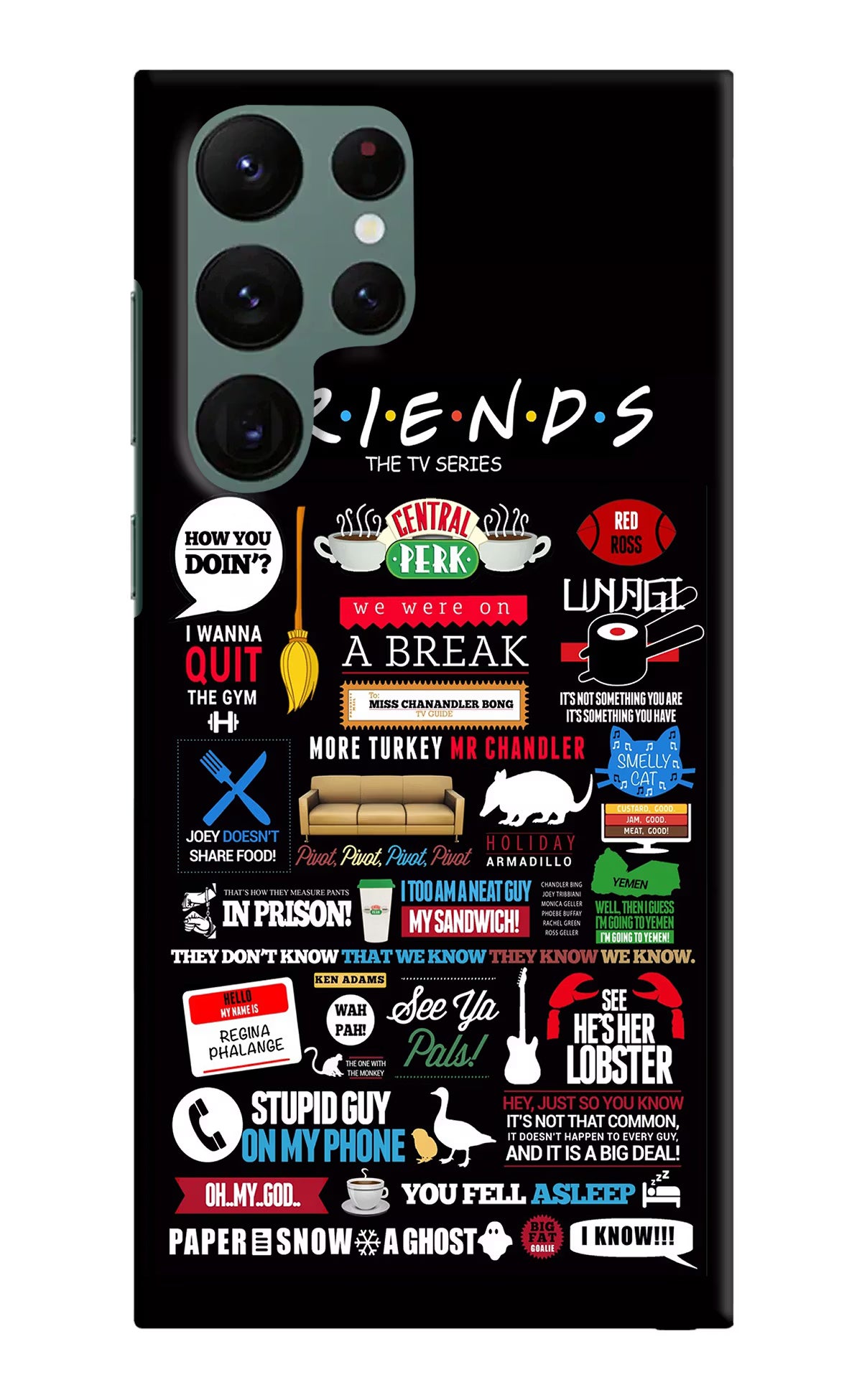 FRIENDS Samsung S22 Ultra Hard Case Back Cover by Casekaro