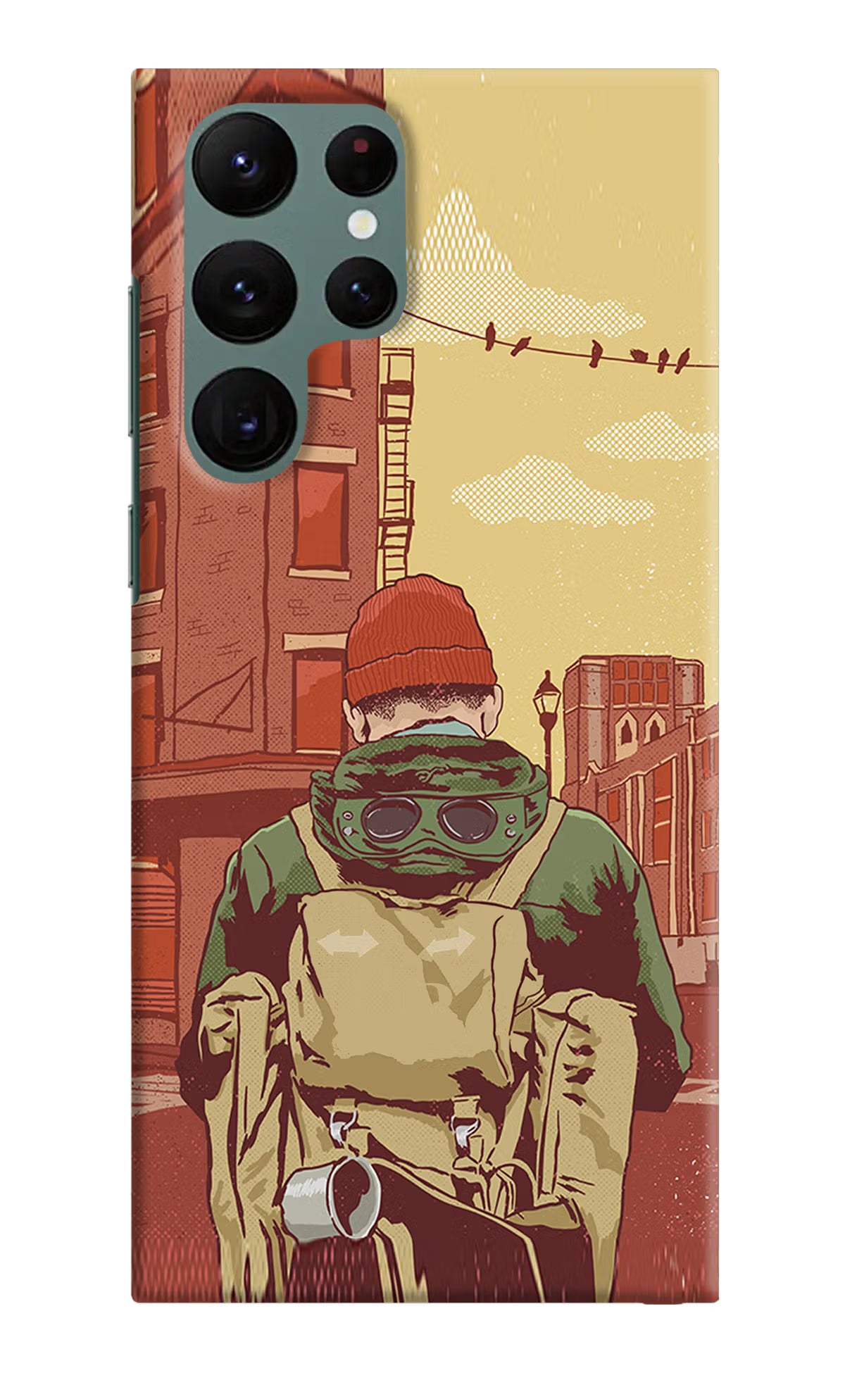 Adventurous Samsung S22 Ultra Hard Case Back Cover by Casekaro