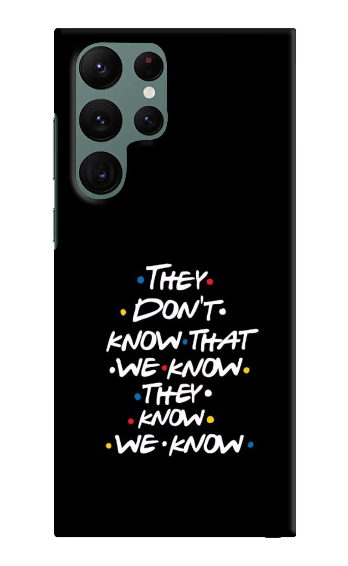 FRIENDS Dialogue Samsung S22 Ultra Hard Case Back Cover by Casekaro