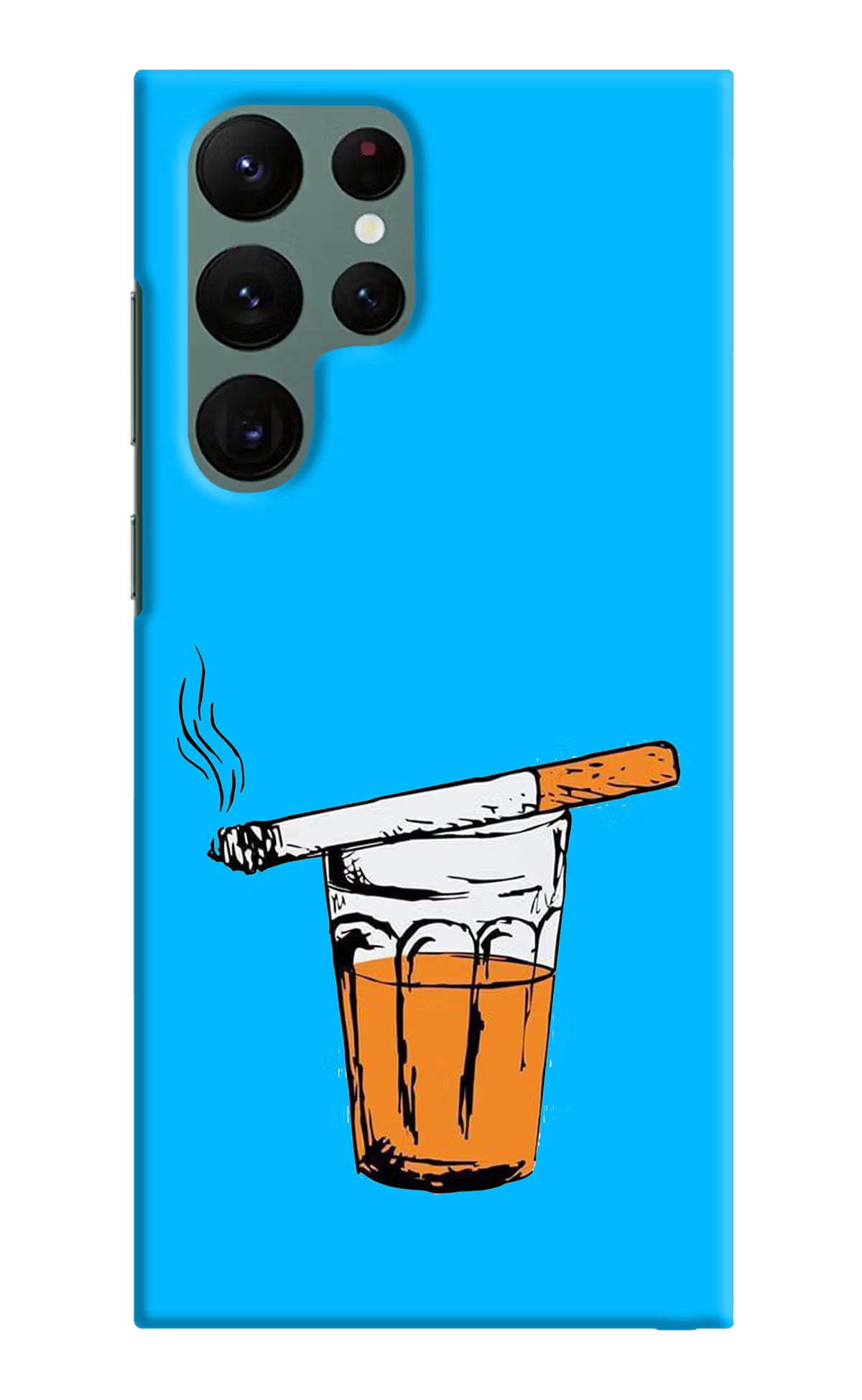 Chai Sutta Samsung S22 Ultra Hard Case Back Cover by Casekaro