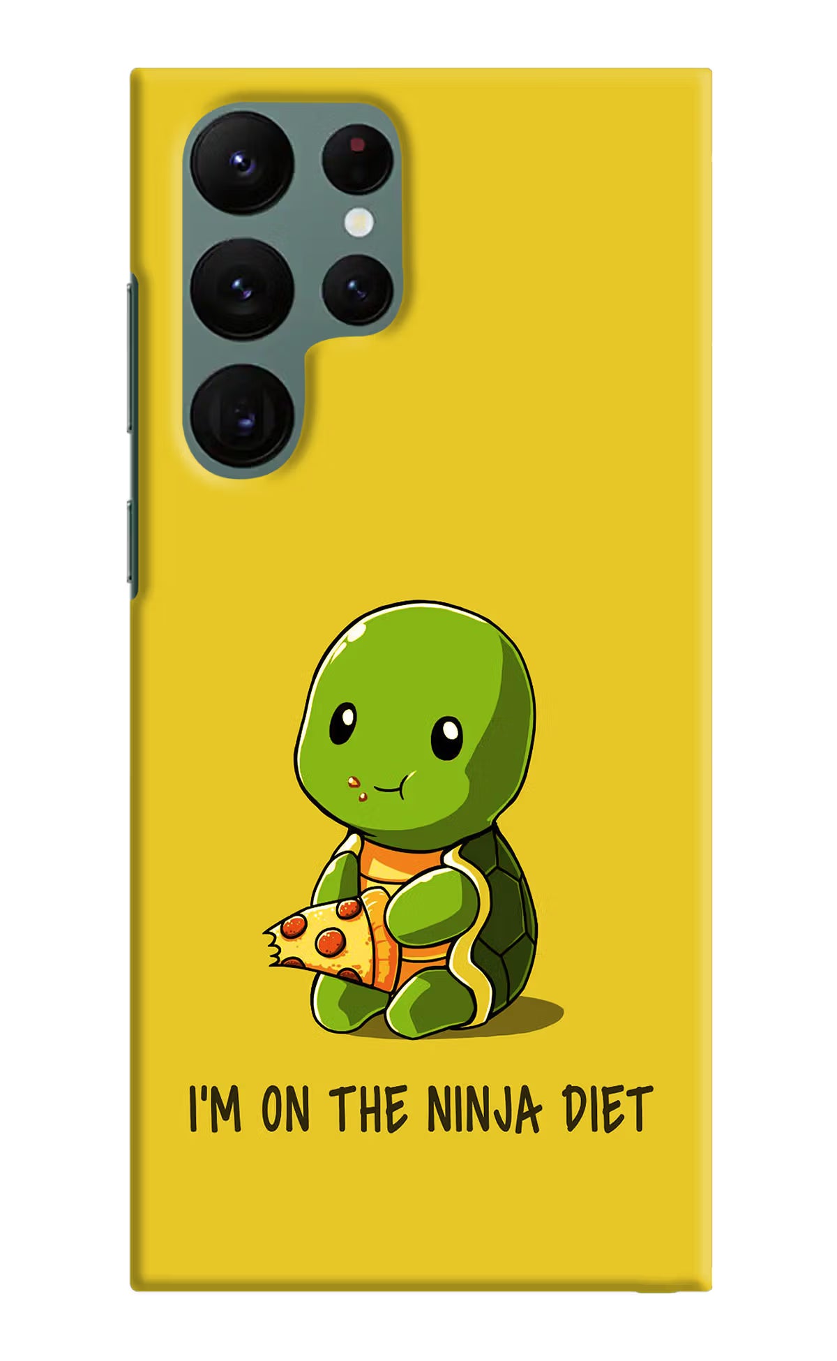I'm on Ninja Diet Samsung S22 Ultra Hard Case Back Cover by Casekaro