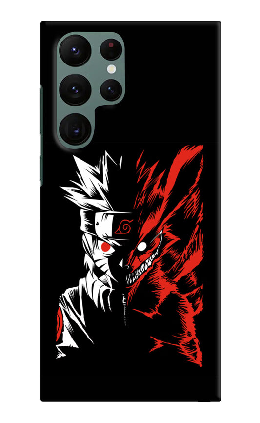 Naruto Two Face Samsung S22 Ultra Hard Case Back Cover by Casekaro
