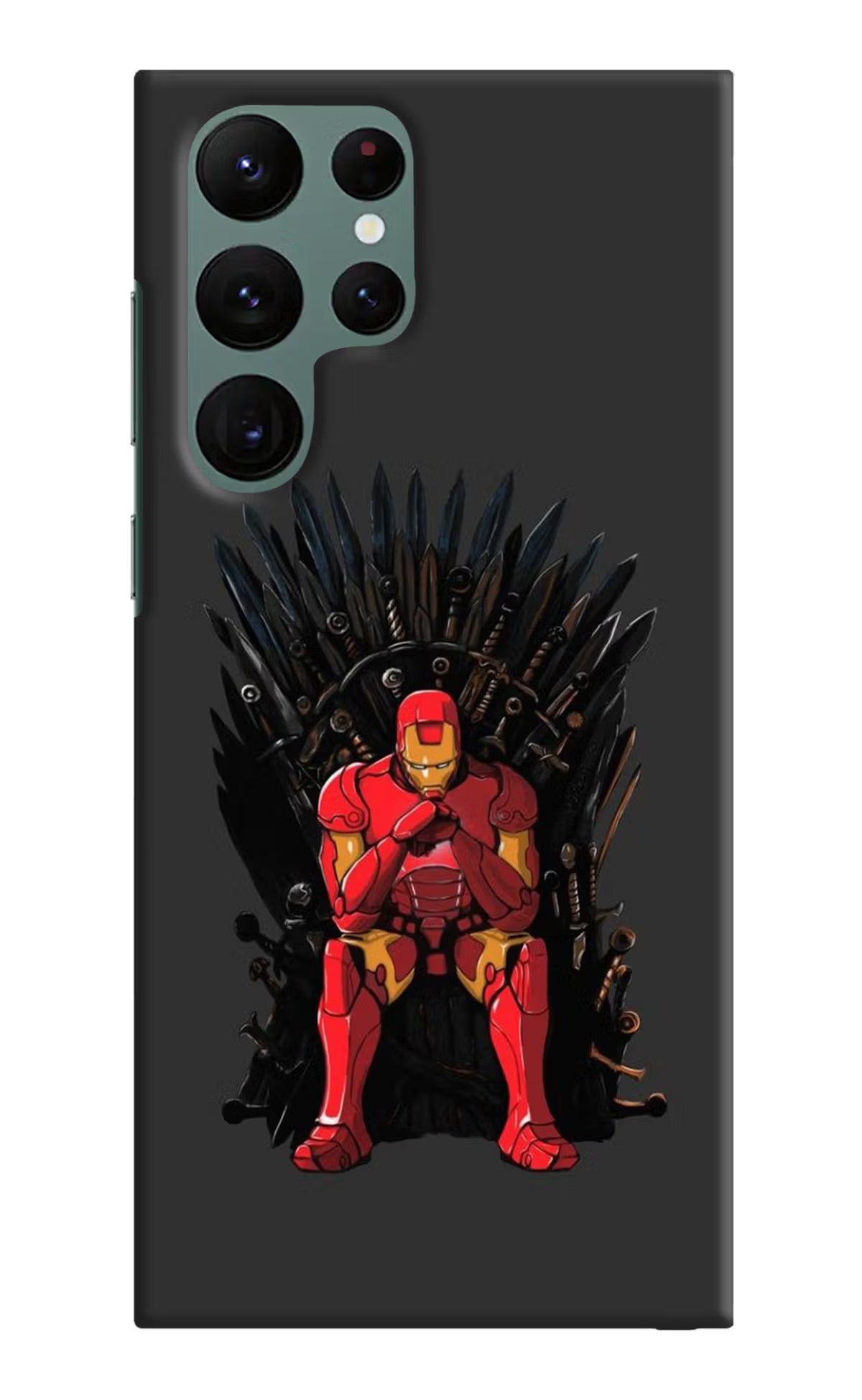 Ironman Throne Samsung S22 Ultra Hard Case Back Cover by Casekaro
