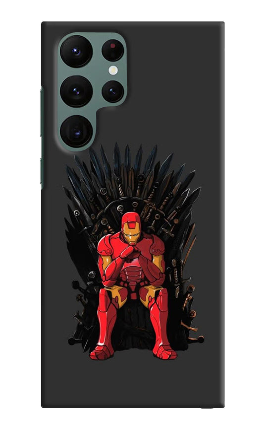 Ironman Throne Samsung S22 Ultra Hard Case Back Cover by Casekaro