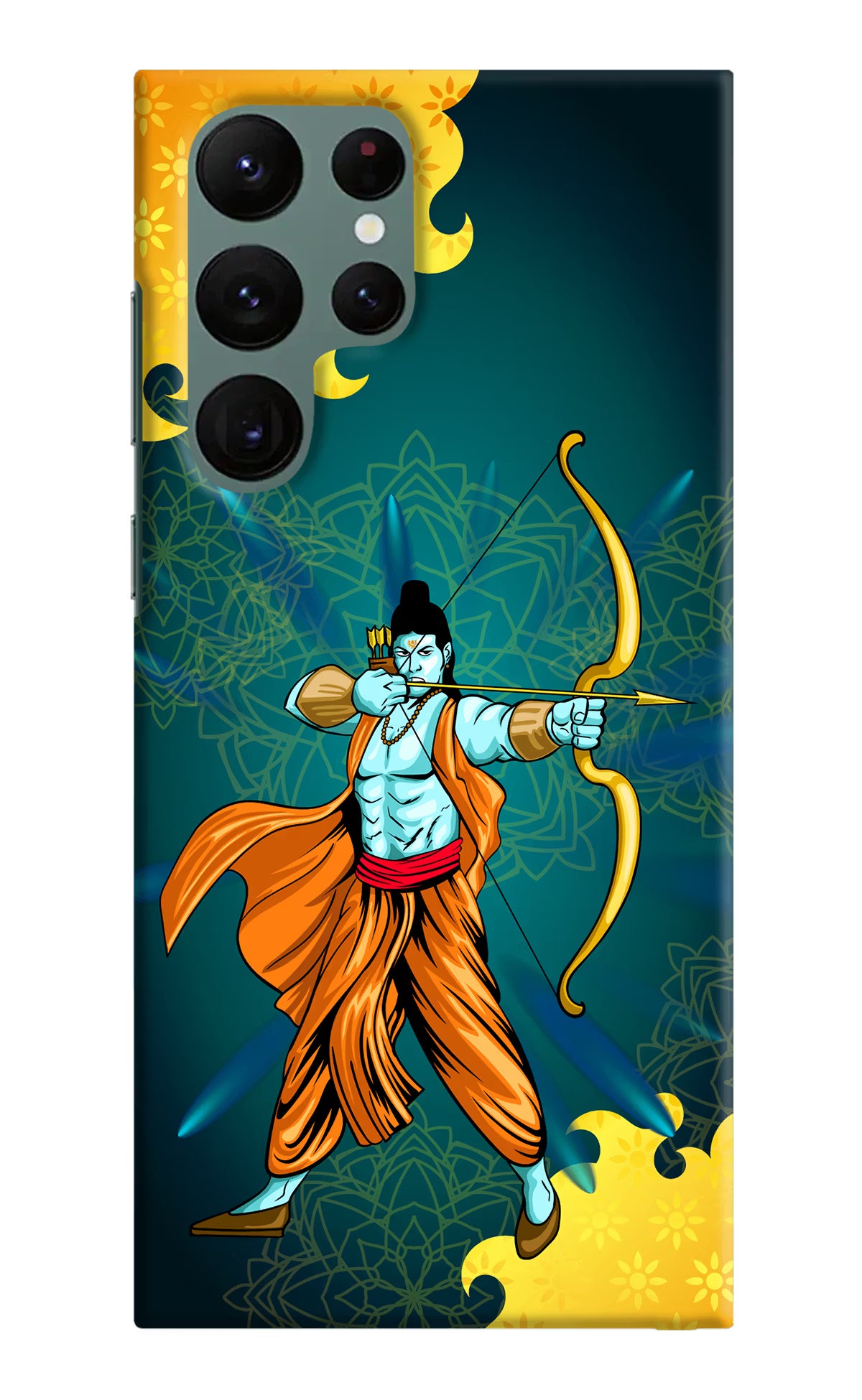 Lord Ram - 6 Samsung S22 Ultra Hard Case Back Cover by Casekaro