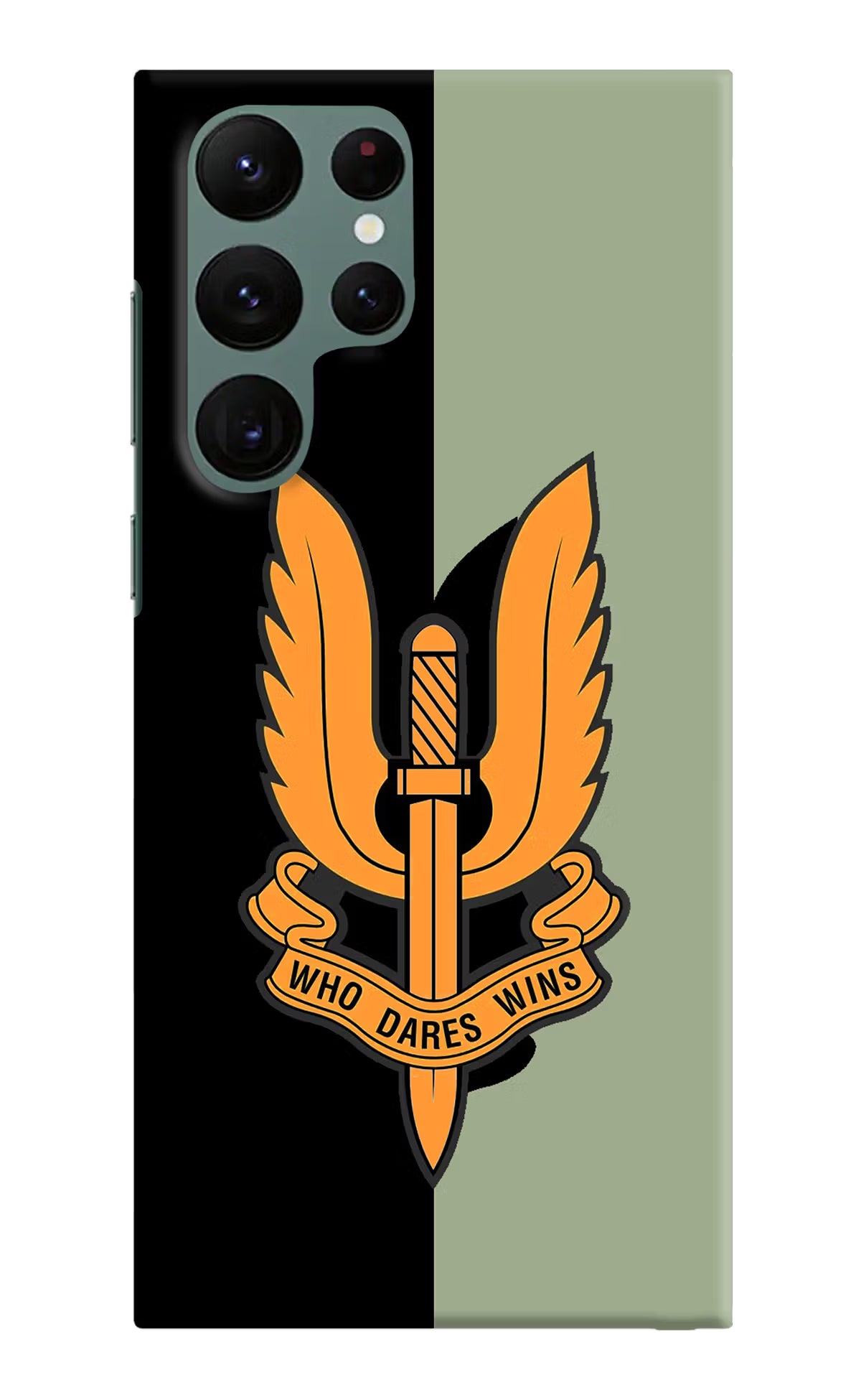 Balidan Logo Samsung S22 Ultra Hard Case Back Cover by Casekaro