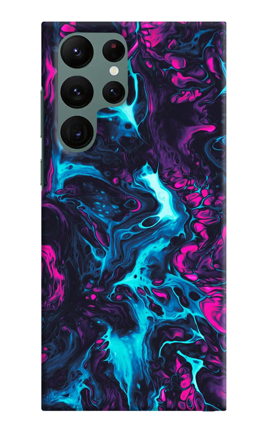 Abstract Samsung S22 Ultra Hard Case Back Cover by Casekaro