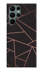 Geometric Pattern Samsung S22 Ultra Hard Case Back Cover by Casekaro