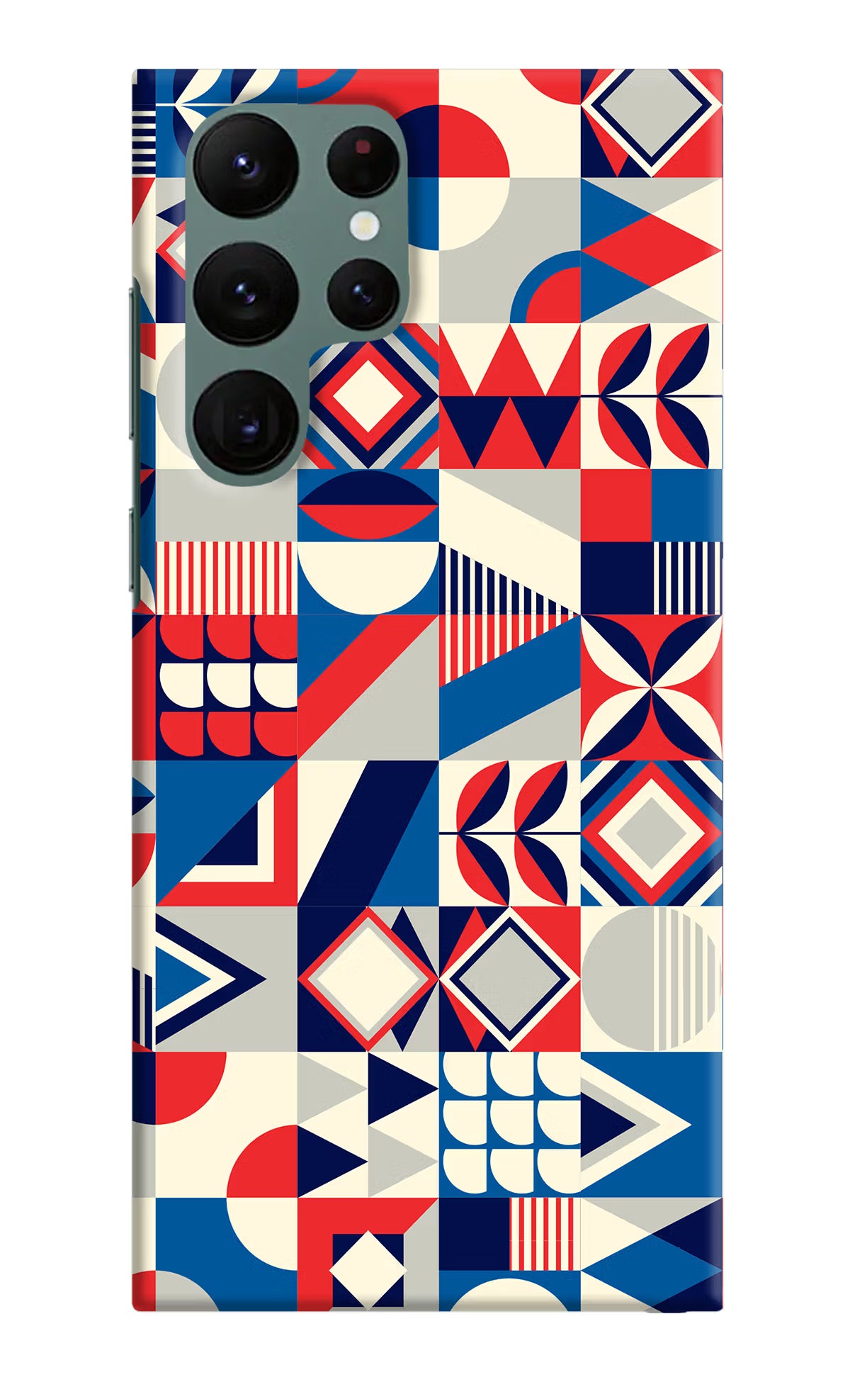 Colorful Pattern Samsung S22 Ultra Hard Case Back Cover by Casekaro