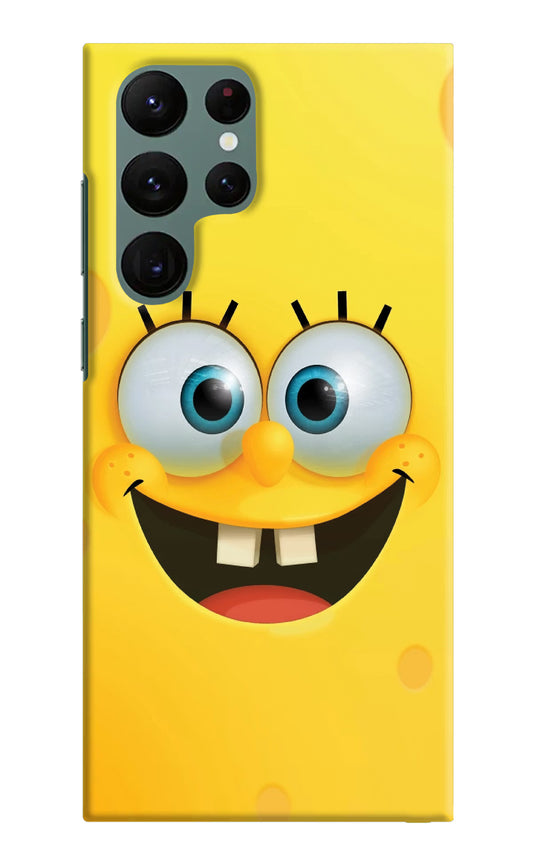 Sponge 1 Samsung S22 Ultra Hard Case Back Cover by Casekaro