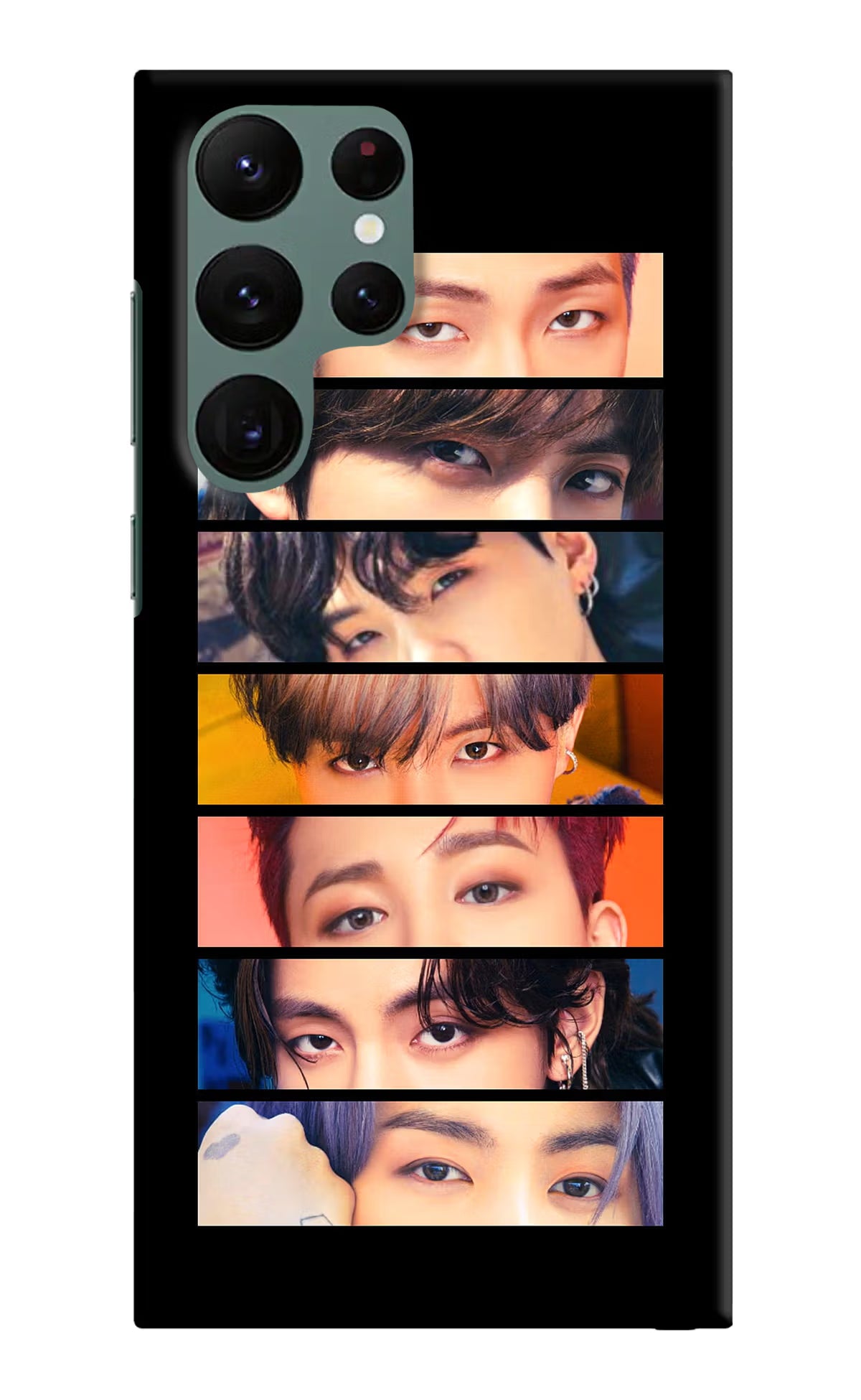 BTS Eyes Samsung S22 Ultra Hard Case Back Cover by Casekaro