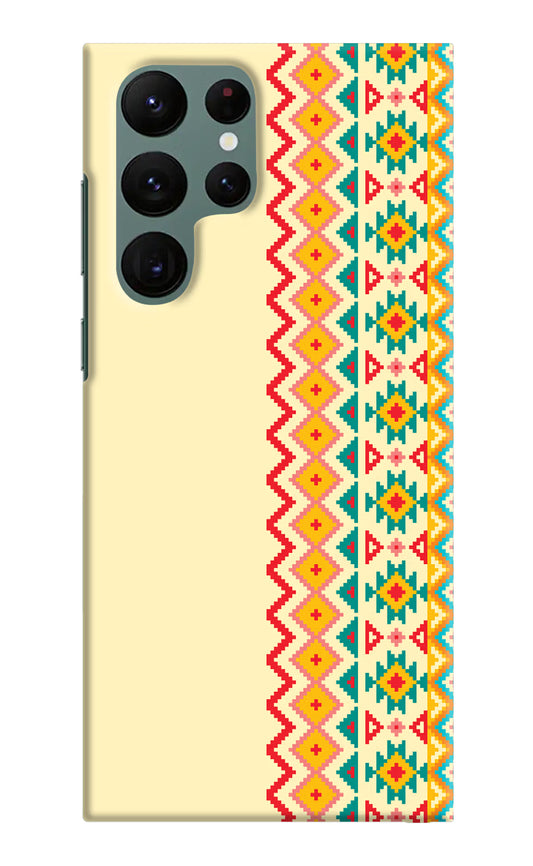 Ethnic Seamless Samsung S22 Ultra Hard Case Back Cover by Casekaro